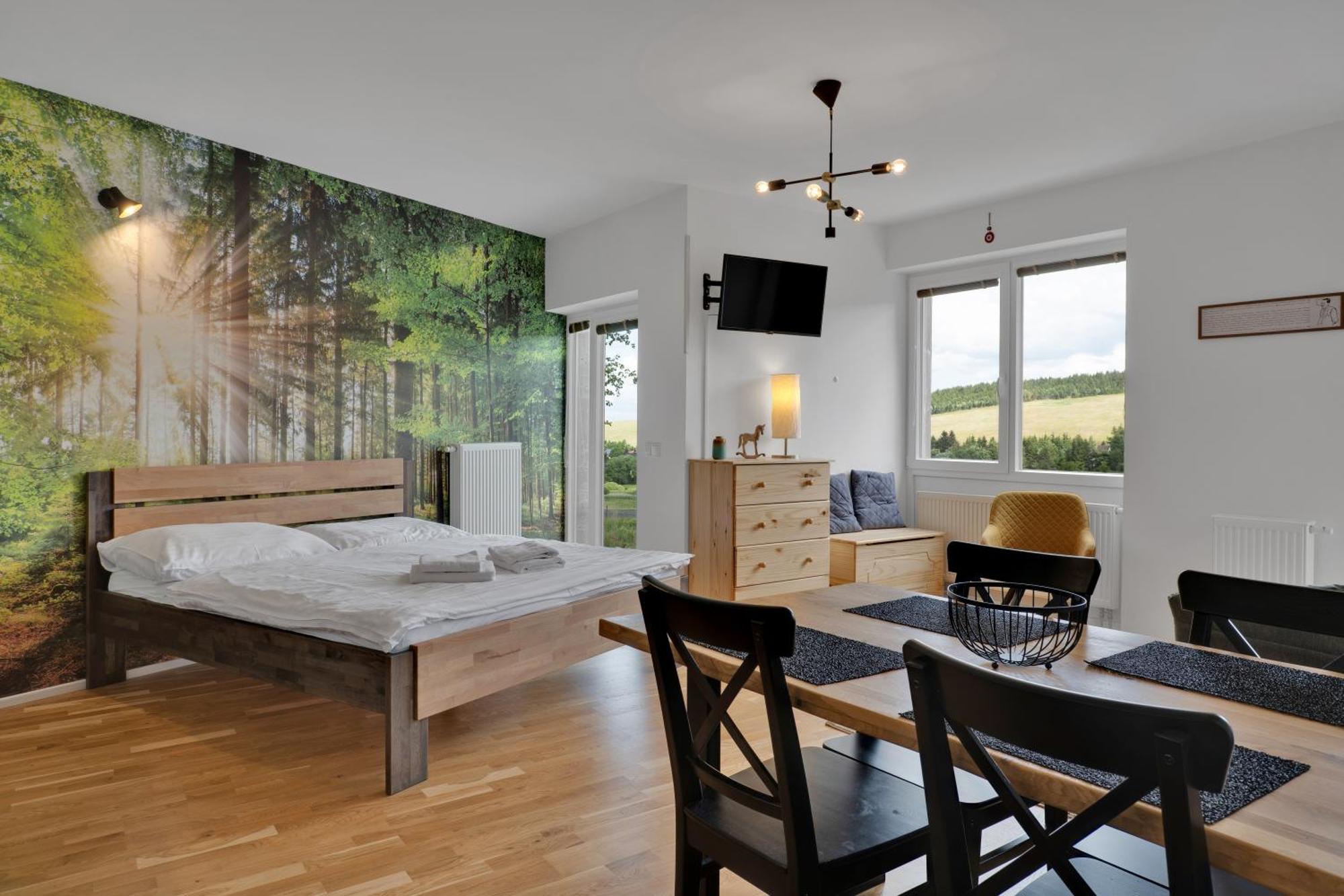 Meadows Apartments Klinovec Loucna pod Klinovcem Luaran gambar